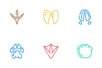 Hoof Print Icon Pack