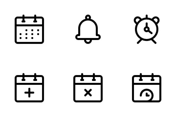 Hora e data Pacote de Ícones