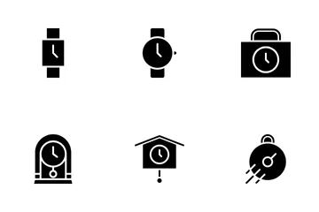 Hora y fecha Paquete de Iconos