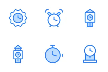 Horloge Icon Pack