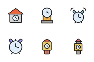 Horloge Icon Pack