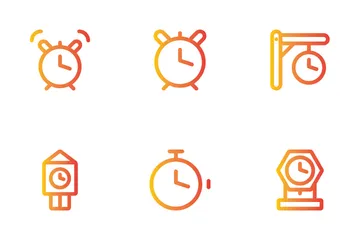 Horloge Icon Pack