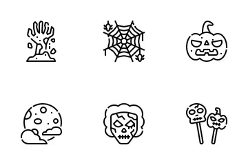 Horror Decoration Icon Pack