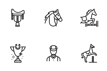 Horse Riding Icon Pack
