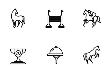 Horse Riding Icon Pack