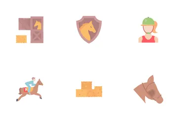 Horse Riding Icon Pack