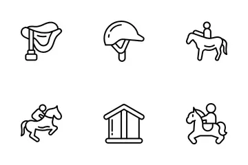 Horse Riding Icon Pack