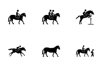 Horse Riding Icon Pack