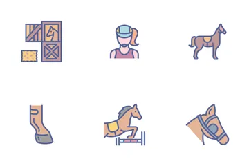 Horse Riding Icon Pack