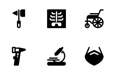 Hospital And Medical Devices Icon Pack