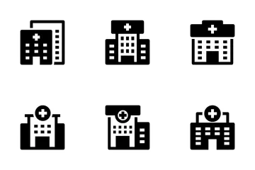Hospital Building 1 Icon Pack