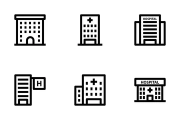 Hospital Building Vol 1 Icon Pack