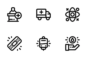 Hospital Element Icon Pack