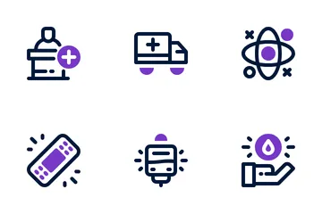 Hospital Element Icon Pack