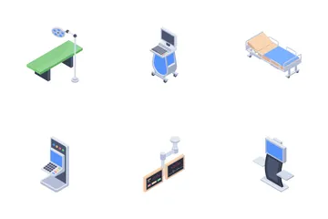 Hospital Equipment Icon Pack