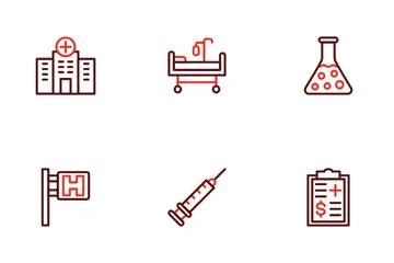 Hospital Facilities Icon Pack