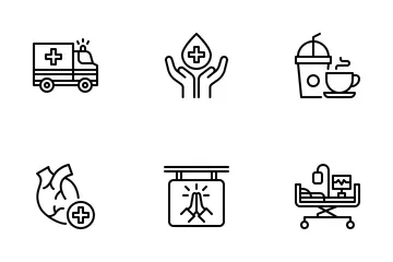 Hospital Facilities Icon Pack