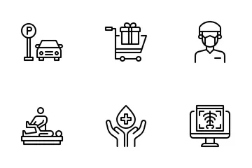 Hospital Facilities Icon Pack