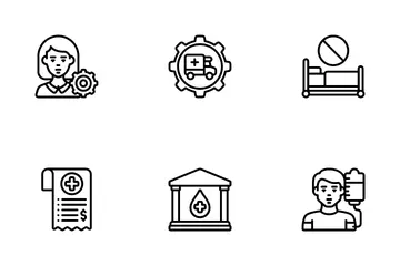 Hospital Management Icon Pack