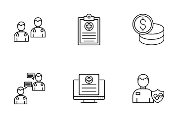 Hospital Management Icon Pack