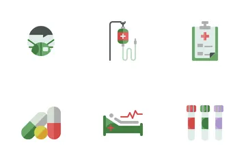 Hospitalar e Médico Pacote de Ícones