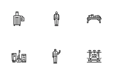 Hospitality Hotel Service Icon Pack