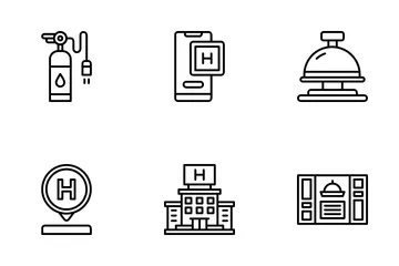 Hotel Agent Icon Pack