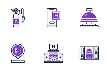 Hotel Agent Icon Pack