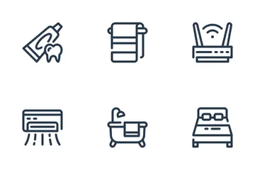 Hotel Amenities Icon Pack