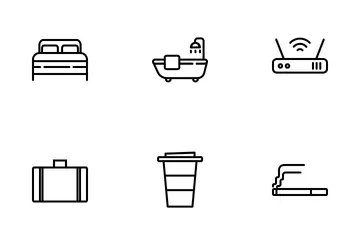 Hotel Amenities Icon Pack