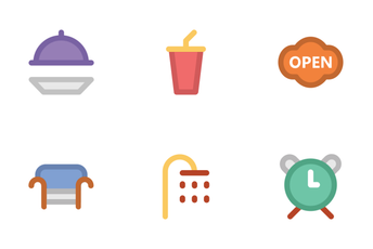 Hotel And Restaurant 2 Icon Pack