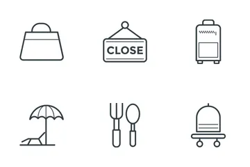 Hotel And Restaurant 2 Icon Pack