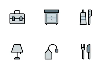 Hotel And Restaurant Icon Pack