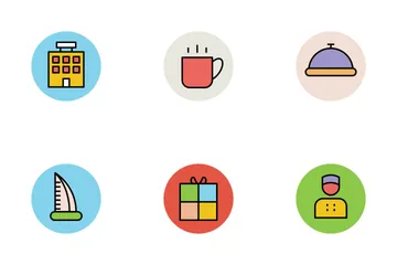 Hotel And Restaurant Icon Pack