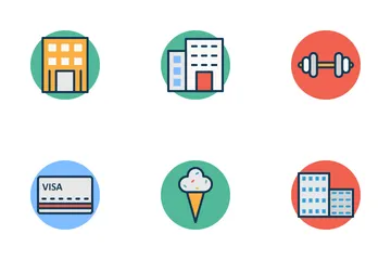 Hotel And Restaurant Icon Pack