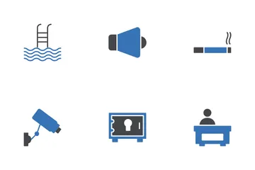 Hotel And Restaurant Icon Pack
