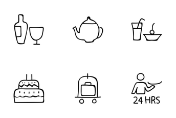 Hotel And Restaurant Vol 3 Icon Pack