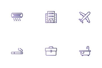 Hotel Booking Icon Pack