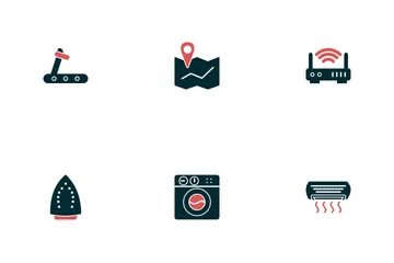 Hotel Booking Icon Pack