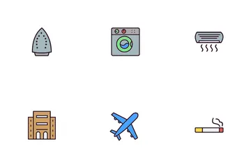 Hotel Booking Icon Pack