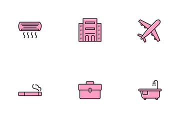 Hotel Booking Icon Pack