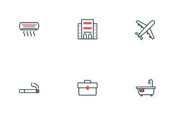 Hotel Booking Icon Pack