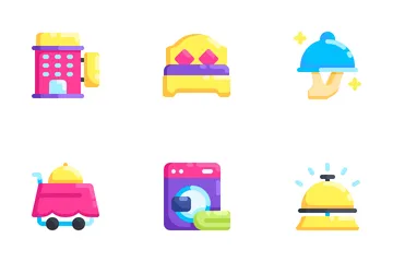 Hotel E Servizi Icon Pack