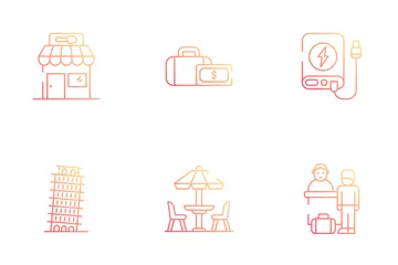 Hôtel Et Voyage Pack d'Icônes