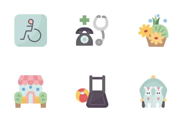 Hotel Facilities And Guest Service Icon Pack