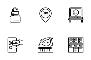 Hotel Facilities Icon Pack