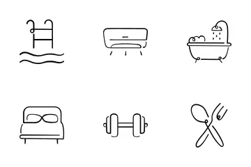 Hotel Facilities Icon Pack