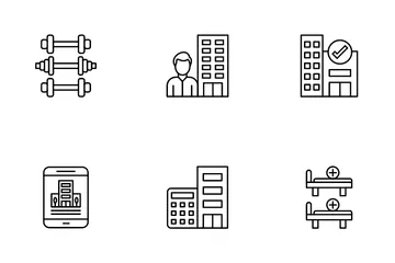 Hotel Management Icon Pack