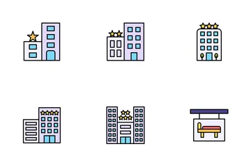 Hotel Management Icon Pack