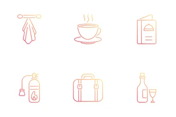 Hotel Service Icon Pack